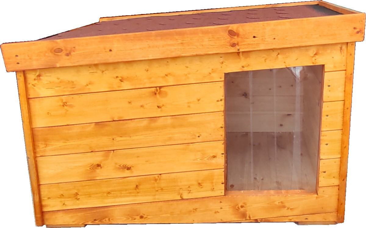 Donn isolierte Hundehütte