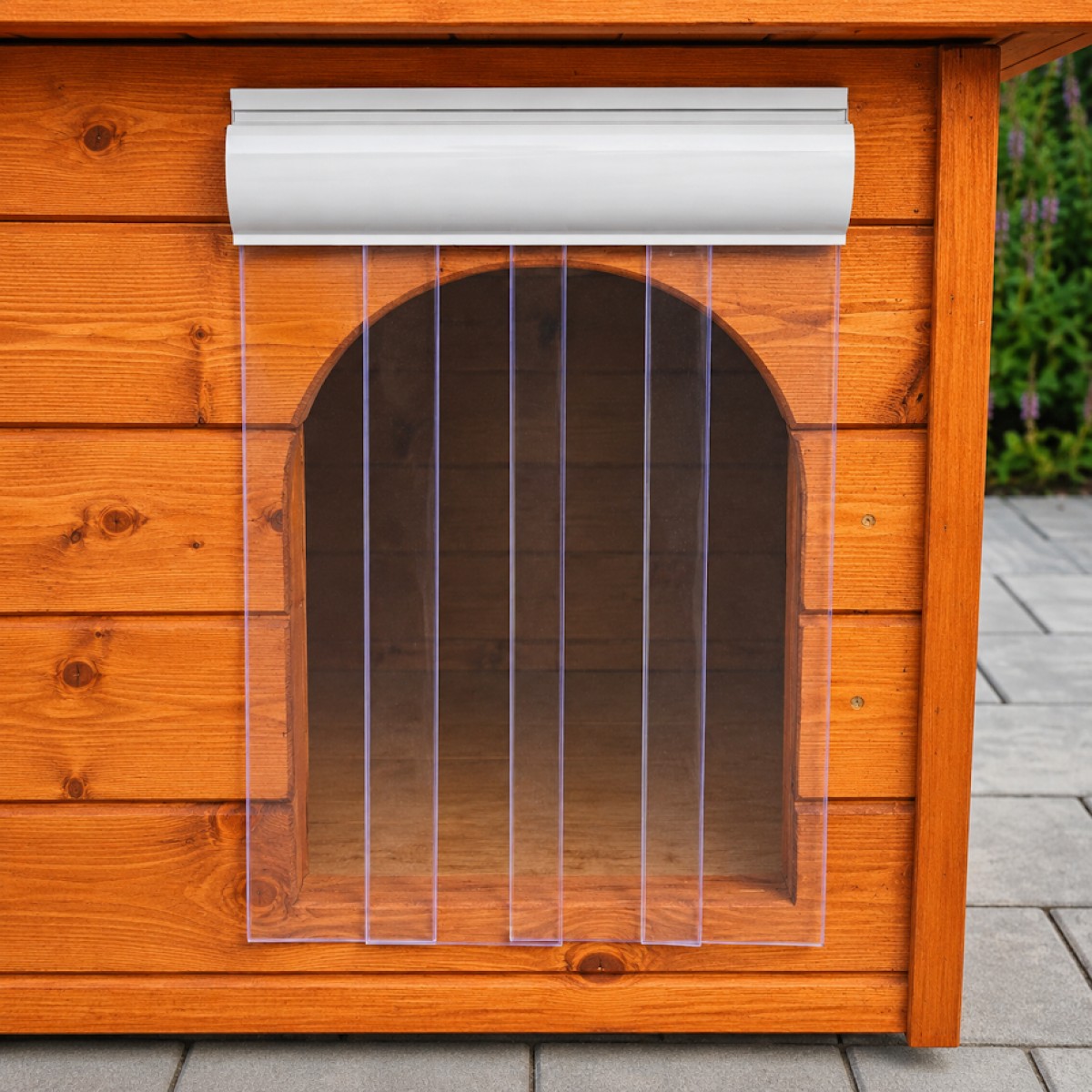 Zusätzlicher Thermovorhang für den Eingang der Hundehütte – ThermoShield™